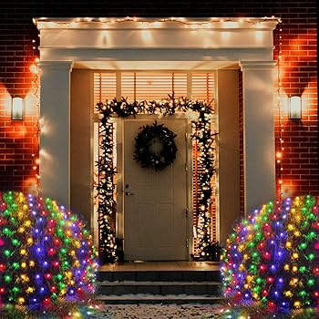 21ft x 5ft 360 LED Colorful Christmas Net Lights, 8 Modes